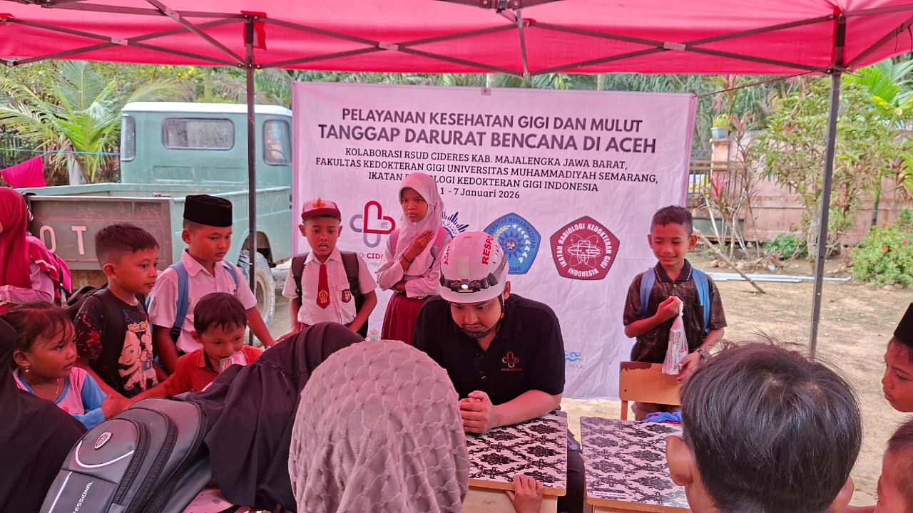 FKG UNIMUS Responds in Aceh, Strengthening Oral Health Services in Disaster Emergency Efforts